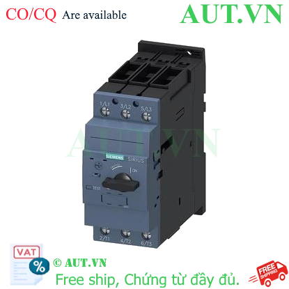 Ảnh của Bộ ngắt mạch bảo vệ động cơ SIEMENS 3RV2031-4DA10-0BA0 