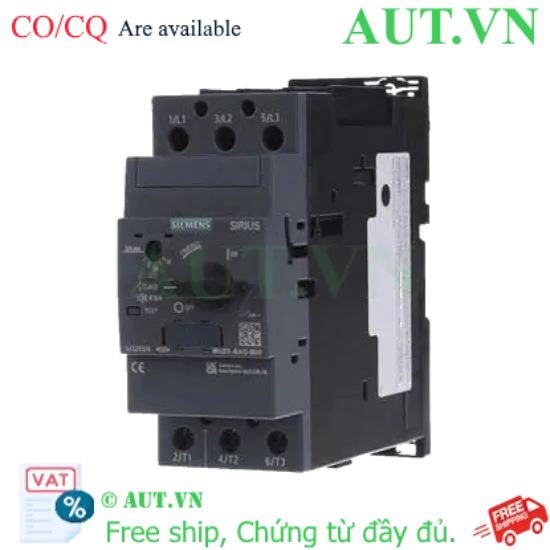 Ảnh của Bộ ngắt mạch bảo vệ động cơ SIEMENS 3RV2031-4EA10-0BA0 