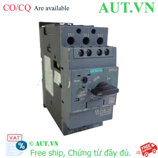 Ảnh của Bộ ngắt mạch bảo vệ động cơ SIEMENS 3RV2031-4SA15 