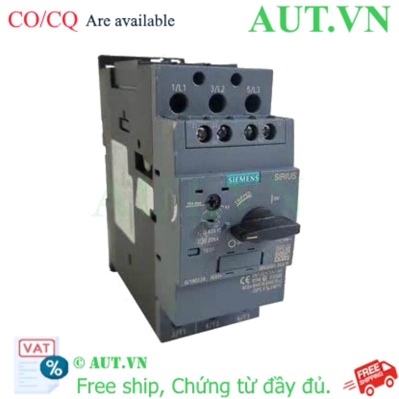 Ảnh của Bộ ngắt mạch bảo vệ động cơ SIEMENS 3RV2031-4SA15 