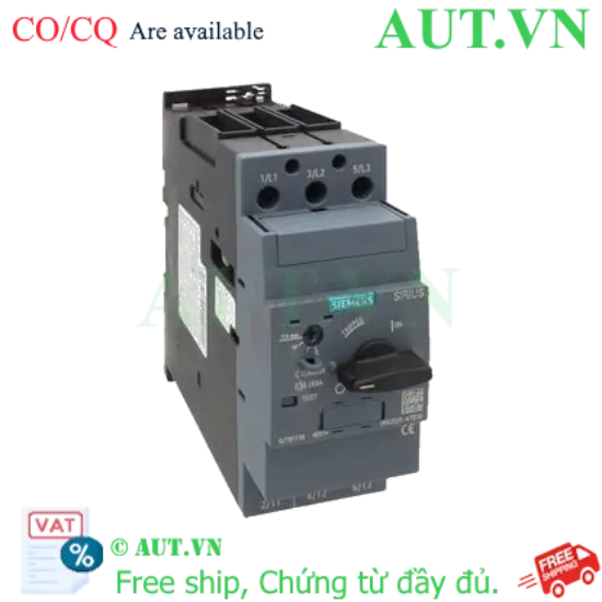 Ảnh của Bộ ngắt mạch bảo vệ động cơ SIEMENS 3RV2031-4TB10 