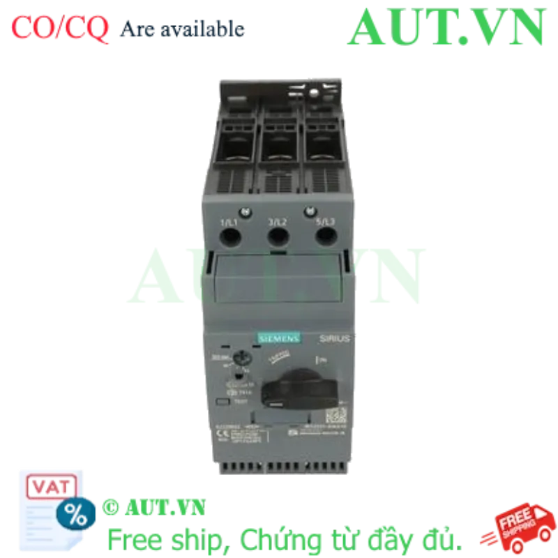 Ảnh của Bộ ngắt mạch bảo vệ động cơ SIEMENS 3RV2031-4WA10 