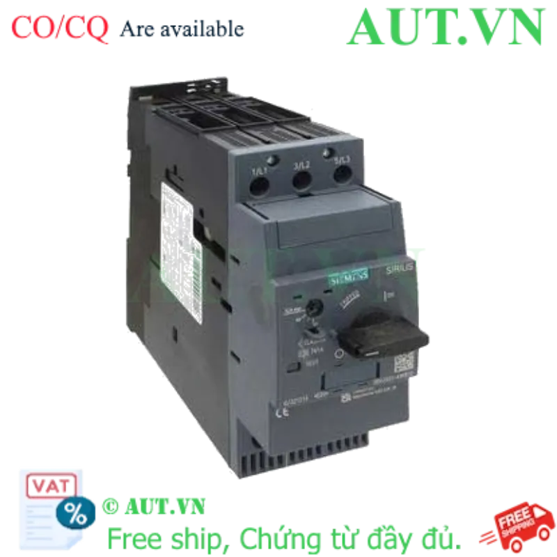 Ảnh của Bộ ngắt mạch bảo vệ động cơ SIEMENS 3RV2031-4WB10 