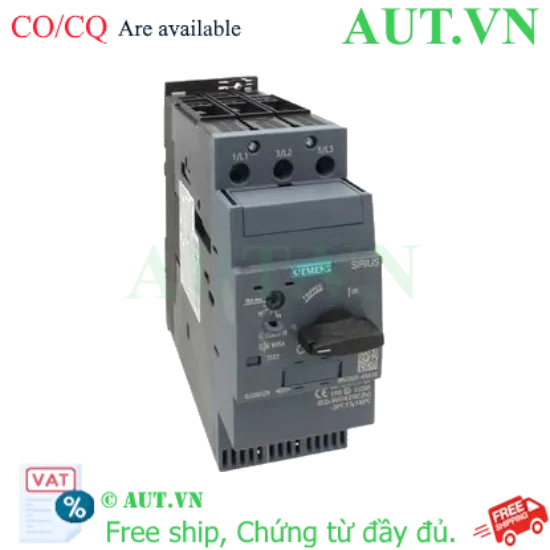 Ảnh của Bộ ngắt mạch bảo vệ động cơ SIEMENS 3RV2031-4XA10 