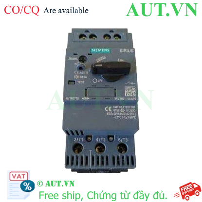 Ảnh của Bộ ngắt mạch bảo vệ động cơ SIEMENS 3RV2031-4XA15 