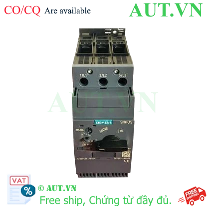 Ảnh của Bộ ngắt mạch bảo vệ động cơ SIEMENS 3RV2031-4XB10 