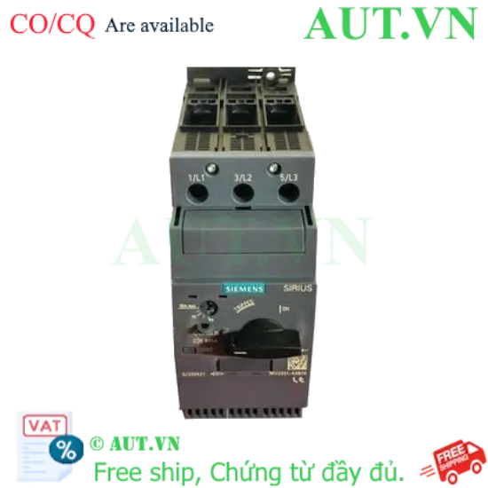 Ảnh của Bộ ngắt mạch bảo vệ động cơ SIEMENS 3RV2031-4XB10 