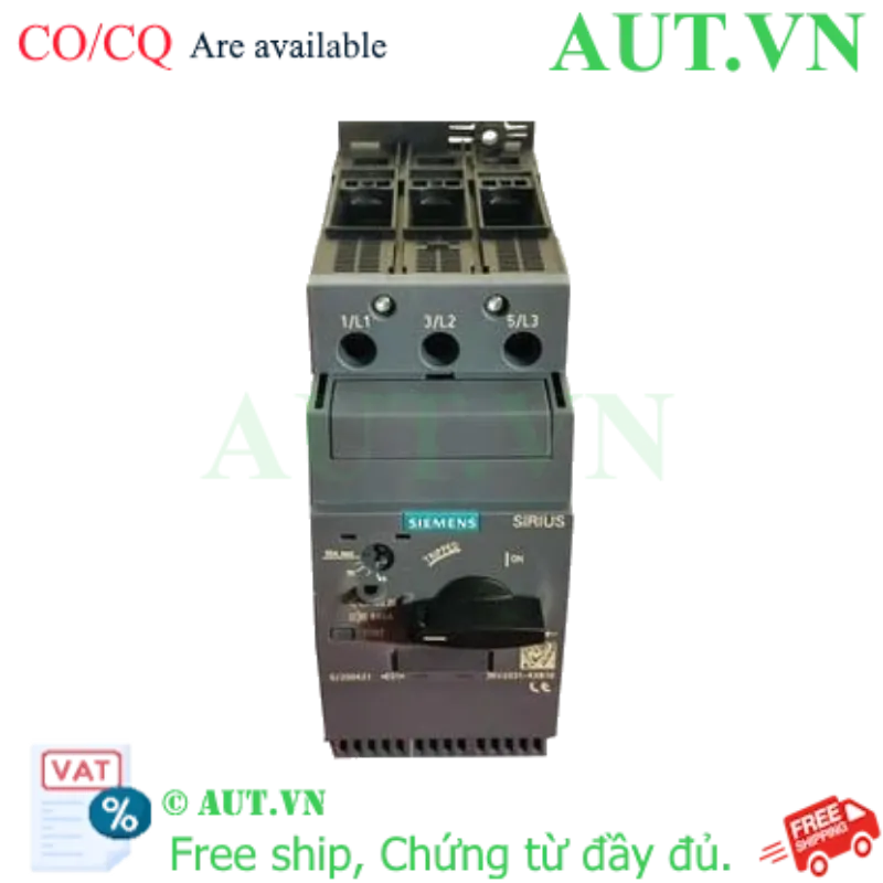Ảnh của Bộ ngắt mạch bảo vệ động cơ SIEMENS 3RV2031-4XB10 