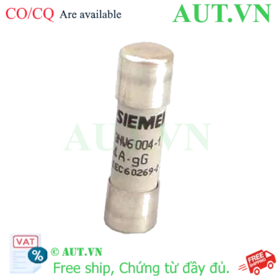 Ảnh của Cầu chì sứ hình trụ SIEMENS 3NW6004-1 