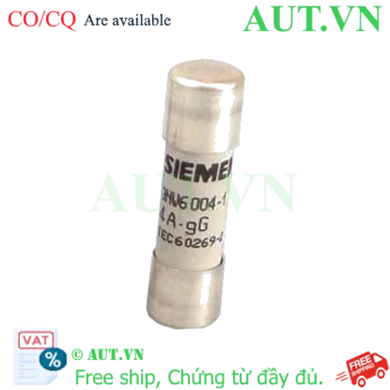 Ảnh của Cầu chì sứ hình trụ SIEMENS 3NW6004-1 