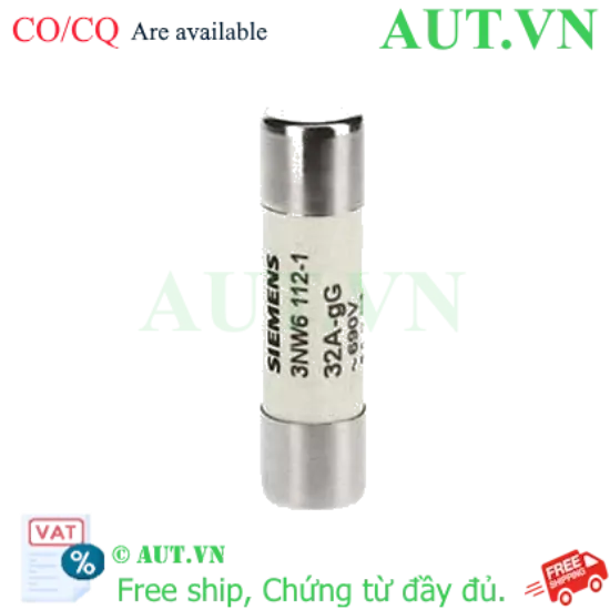 Ảnh của Cầu chì sứ hình trụ SIEMENS 3NW6112-1 