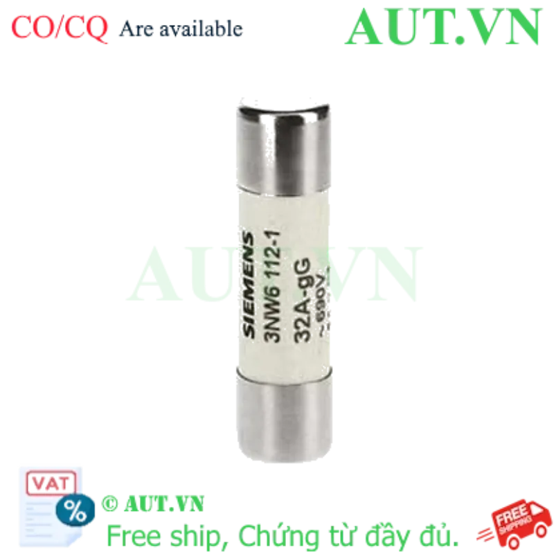 Ảnh của Cầu chì sứ hình trụ SIEMENS 3NW6112-1 