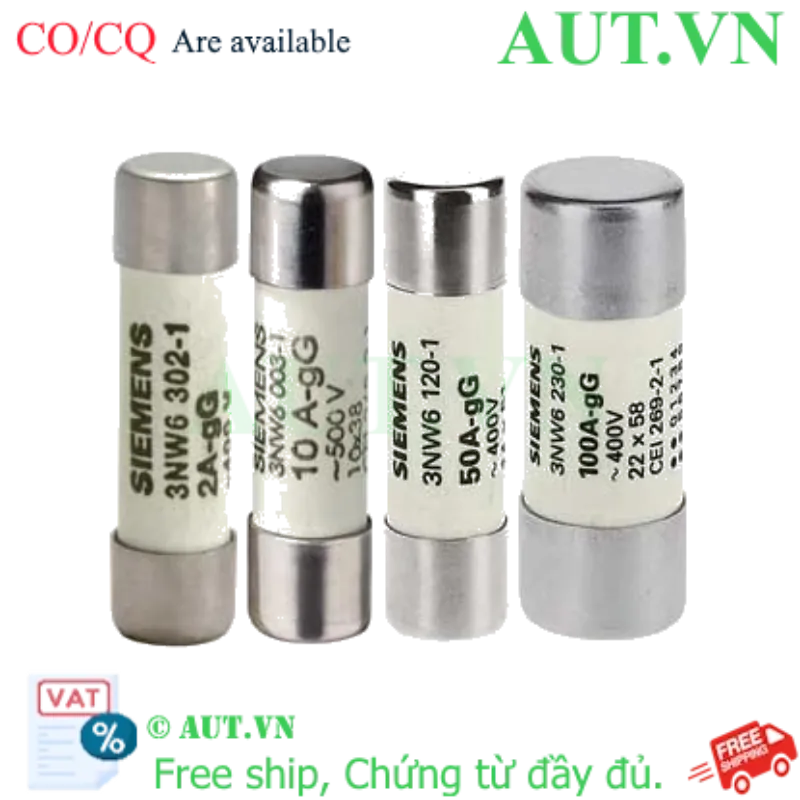 Ảnh của Cầu chì sứ hình trụ SIEMENS 3NW6205-1 
