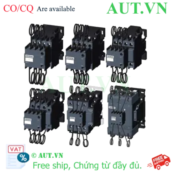 Ảnh của Công tắc tơ cho tụ bù SIEMENS 3MT7010-0JA12-6AM0 
