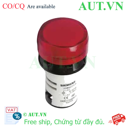 Ảnh của Đèn báo nhỏ gọn SIEMENS 3SB6213-6AA20-1AA0 