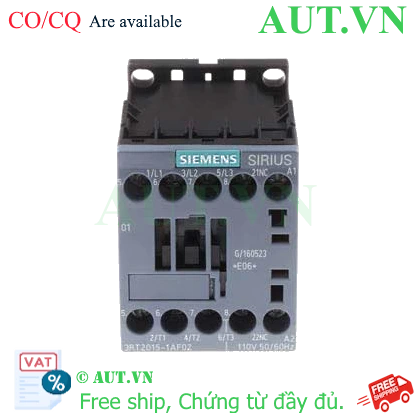 Ảnh của Khởi động từ SIRIUS, 3 pha lên tới 250kW SIEMENS 3RT2015-1AF02 