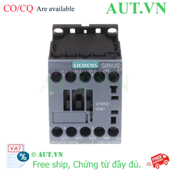 Ảnh của Khởi động từ SIRIUS, 3 pha lên tới 250kW SIEMENS 3RT2015-1AF02 