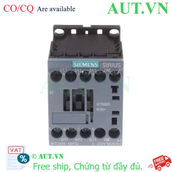 Ảnh của Khởi động từ SIRIUS, 3 pha lên tới 250kW SIEMENS 3RT2016-1AP02 