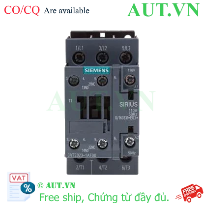 Ảnh của Khởi động từ SIRIUS, 3 pha lên tới 250kW SIEMENS 3RT2023-1AF00 