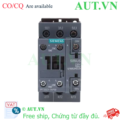 Ảnh của Khởi động từ SIRIUS, 3 pha lên tới 250kW SIEMENS 3RT2023-1AP00 