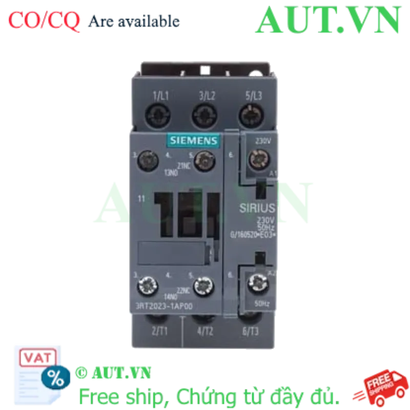 Ảnh của Khởi động từ SIRIUS, 3 pha lên tới 250kW SIEMENS 3RT2023-1AP00 