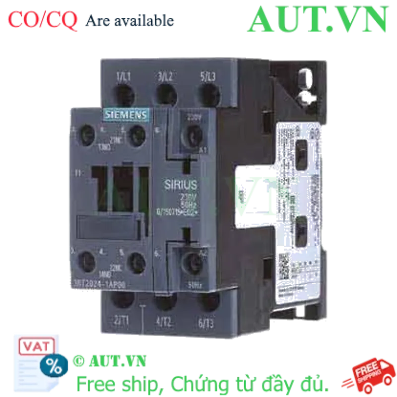 Ảnh của Khởi động từ SIRIUS, 3 pha lên tới 250kW SIEMENS 3RT2024-1AP00 