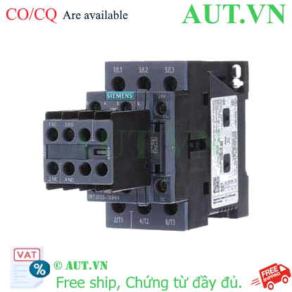 Ảnh của Khởi động từ SIRIUS, 3 pha lên tới 250kW SIEMENS 3RT2025-1BB44 