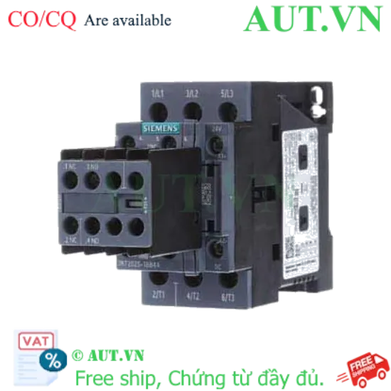 Ảnh của Khởi động từ SIRIUS, 3 pha lên tới 250kW SIEMENS 3RT2025-1BB44 