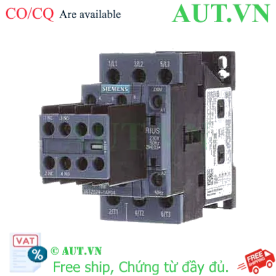 Ảnh của Khởi động từ SIRIUS, 3 pha lên tới 250kW SIEMENS 3RT2027-1AP04 