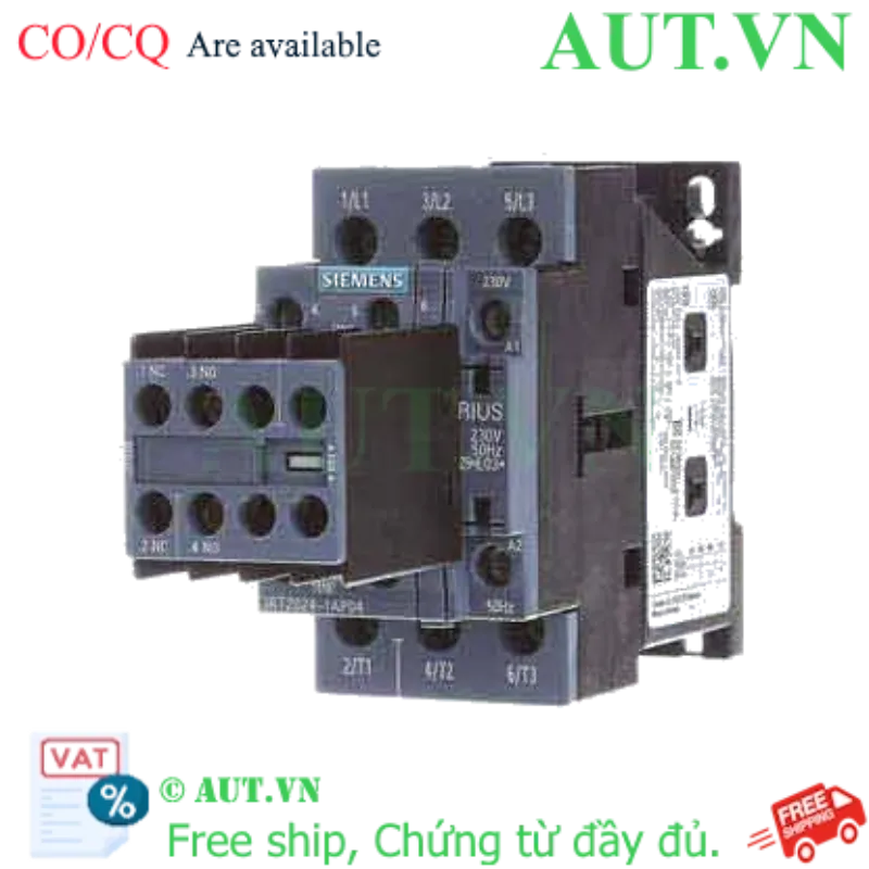 Ảnh của Khởi động từ SIRIUS, 3 pha lên tới 250kW SIEMENS 3RT2027-1AP04 