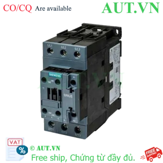 Ảnh của Khởi động từ SIRIUS, 3 pha lên tới 250kW SIEMENS 3RT2036-1AF00 