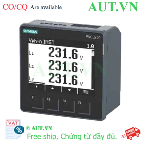 Ảnh của Thiết Bị Giám Sát Nguồn Điện Siemens 7KM3220-0BA01-1DA0 | PAC3220