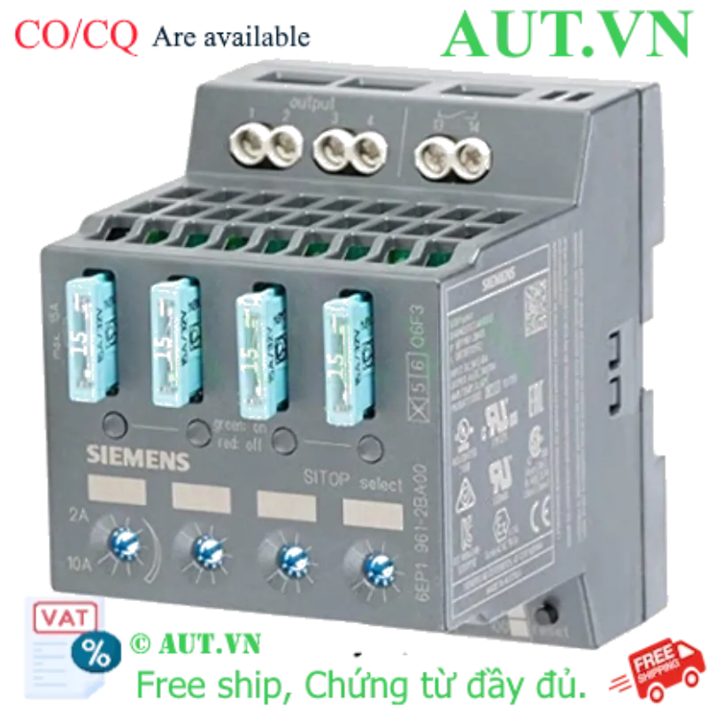 Ảnh của Mô đun nguồn 4 kênh có chức năng chẩn đoán SIEMENS 6EP1961-2BA00 