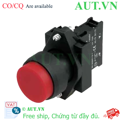 Ảnh của Nút nhấn lỗ D22mm nhấn nhả SIEMENS 3SB6110-0AB40-1BA0 