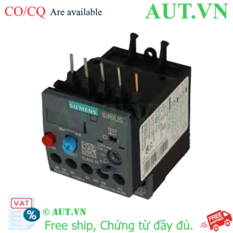 Ảnh của Rơ le nhiệt 690VAC SIEMENS 3RU2116-0CB0 