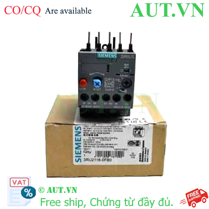 Ảnh của Rơ le nhiệt 690VAC SIEMENS 3RU2116-0FB0 