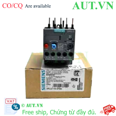 Ảnh của Rơ le nhiệt 690VAC SIEMENS 3RU2116-0FB0 
