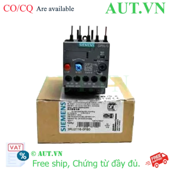 Ảnh của Rơ le nhiệt 690VAC SIEMENS 3RU2116-0FB0 