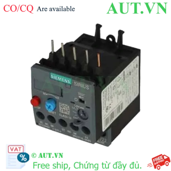 Ảnh của Rơ le nhiệt 690VAC SIEMENS 3RU2116-0KB0 
