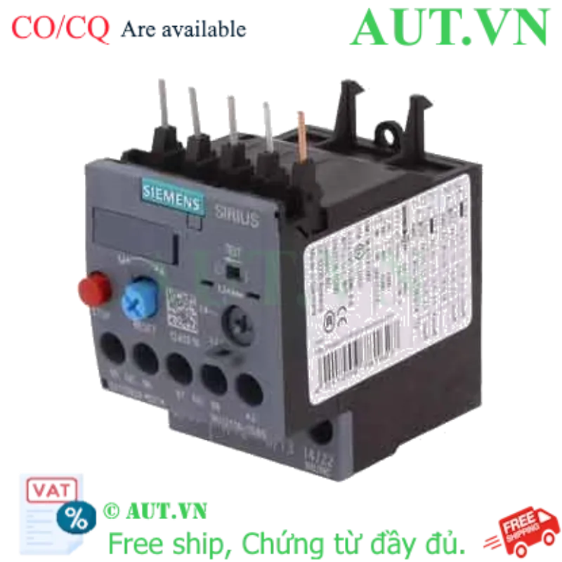 Ảnh của Rơ le nhiệt 690VAC SIEMENS 3RU2116-1DB0 