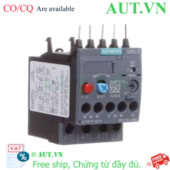 Ảnh của Rơ le nhiệt 690VAC SIEMENS 3RU2116-1FB0 