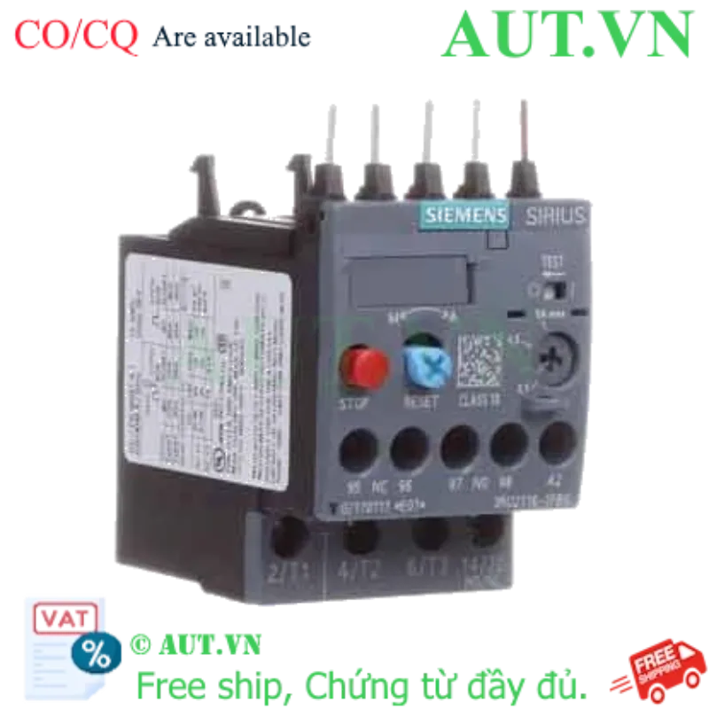 Ảnh của Rơ le nhiệt 690VAC SIEMENS 3RU2116-1FB0 