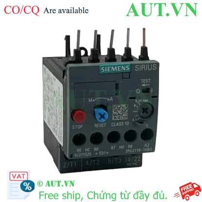 Ảnh của Rơ le nhiệt 690VAC SIEMENS 3RU2116-1GB0 