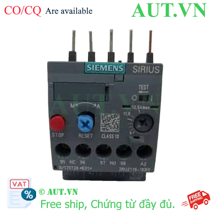 Ảnh của Rơ le nhiệt 690VAC SIEMENS 3RU2116-1KB0 
