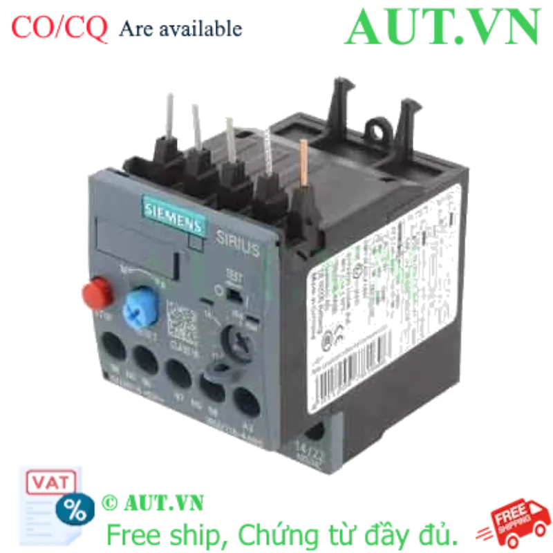 Ảnh của Rơ le nhiệt 690VAC SIEMENS 3RU2116-4AB0 