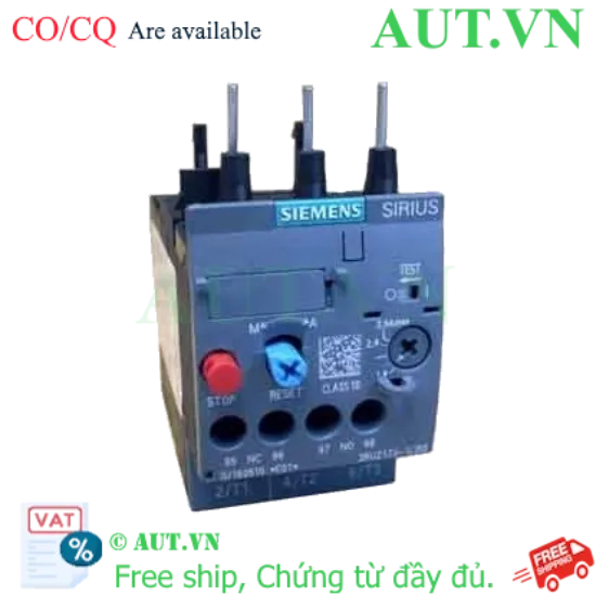 Ảnh của Rơ le nhiệt 690VAC SIEMENS 3RU2126-1CB0 