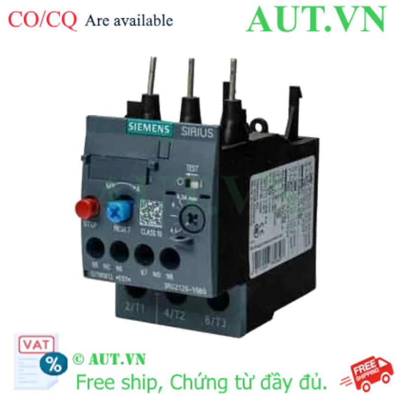 Ảnh của Rơ le nhiệt 690VAC SIEMENS 3RU2126-1GB0 