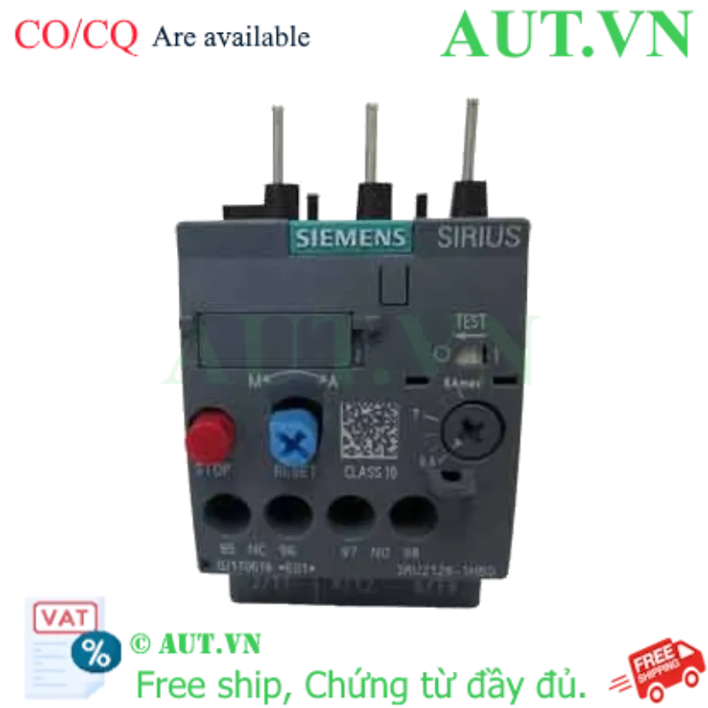 Ảnh của Rơ le nhiệt 690VAC SIEMENS 3RU2126-1HB0 