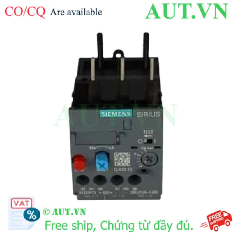 Ảnh của Rơ le nhiệt 690VAC SIEMENS 3RU2126-1JB0 
