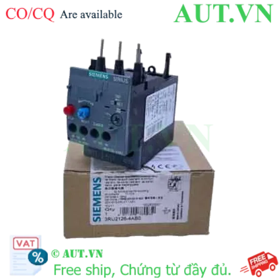 Ảnh của Rơ le nhiệt 690VAC SIEMENS 3RU2126-4AB0 